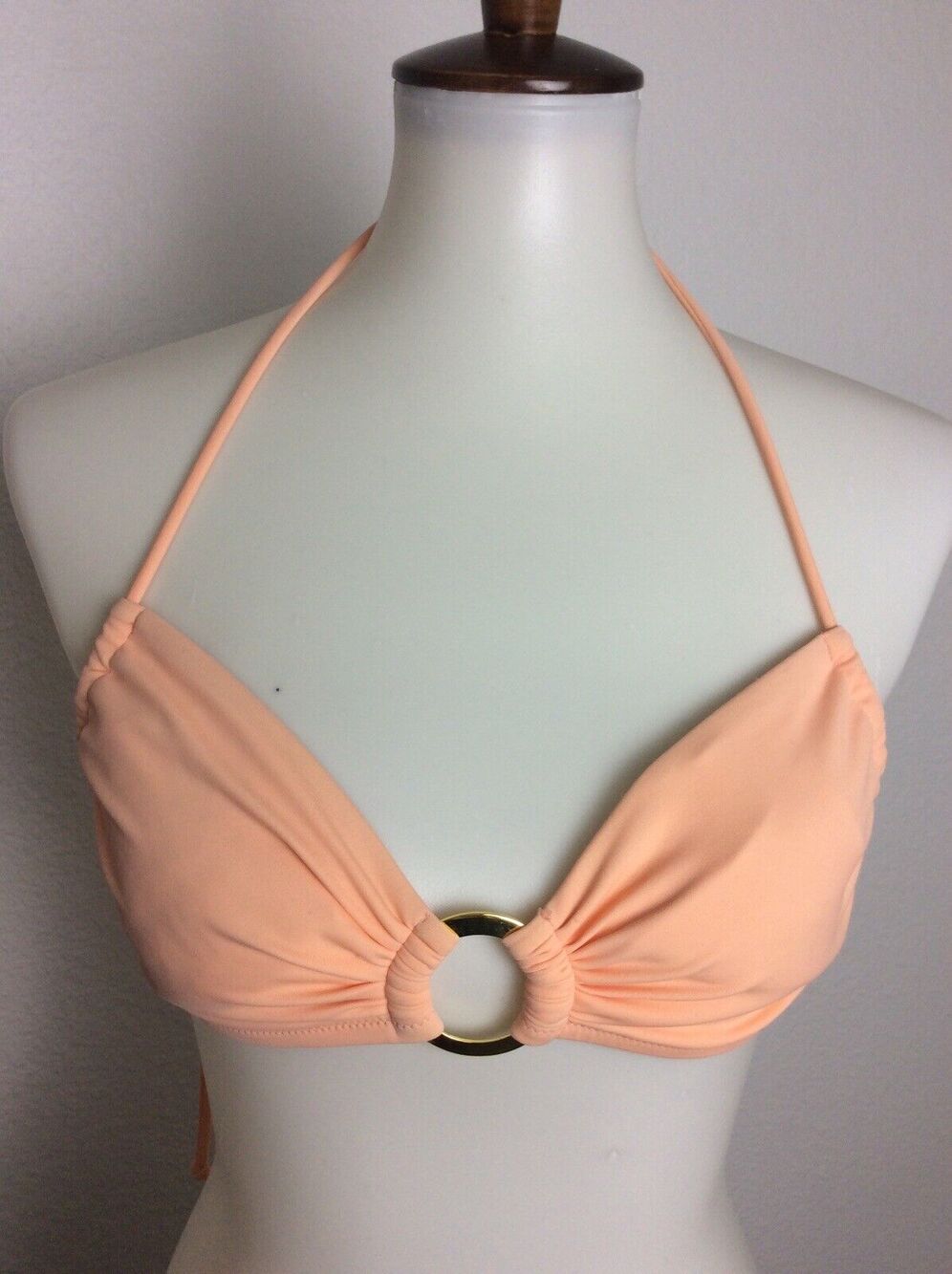 Victoria's Secret Bikini Top Pleated Padded‎ Swimwear
